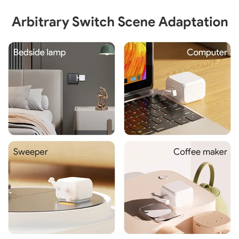 Tuya Fingerbot Wireless Control Light Switch Off Tool Automatic Button Pusher Adjustable Switch Press Robot Lazy Remote Control