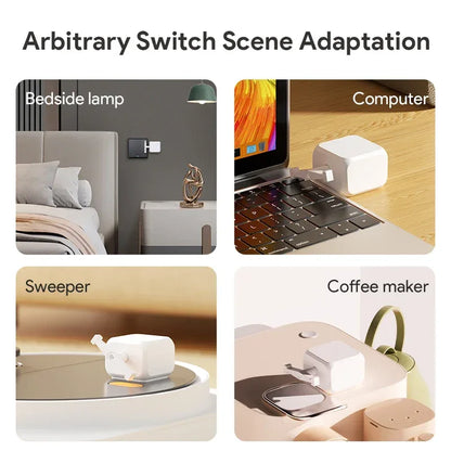 Tuya Fingerbot Wireless Control Light Switch Off Tool Automatic Button Pusher Adjustable Switch Press Robot Lazy Remote Control