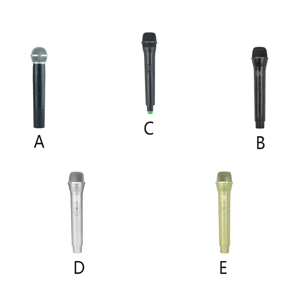 Artificial Handheld Microphone Simulation Fake Mic Prop Toy Festival 1PC Fake Plastic Mic