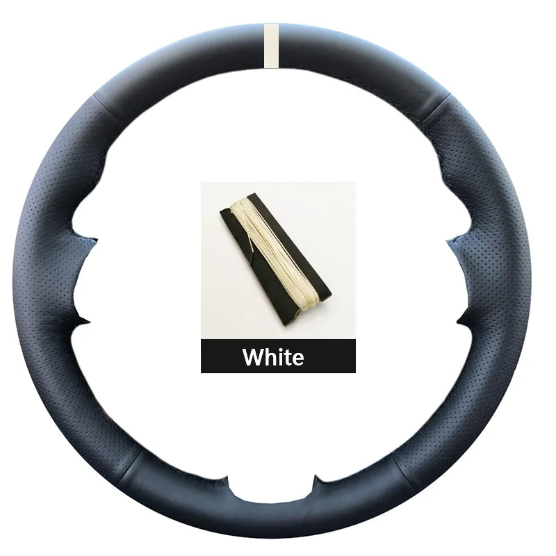 Black Suede Car Steering Wheel Cover For Opel Astra(K) Corsa(E) Crossland X Grandland X Insignia Leather Steering Wrap