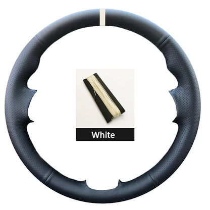 Black Suede Car Steering Wheel Cover For Opel Astra(K) Corsa(E) Crossland X Grandland X Insignia Leather Steering Wrap