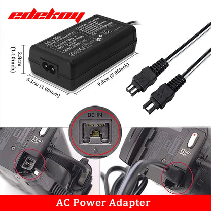 AC-L200C L200B L200D L25B AC Power Adapter Camcorder Charger for Sony Handycam DCR-SX/SR/HC/PC/DVD/HDR-CX/HDR-XR/NEX-VG Series
