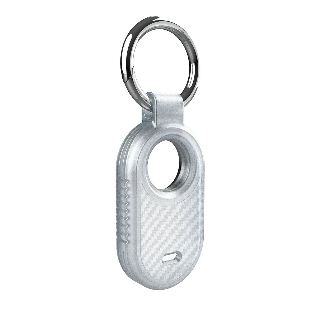 Carbon Fiber Style Case For Samsung Galaxy Smart Tag 2 Locator Anti-lost Backpack Keychain TPU Soft Silicone Protect Back Cover