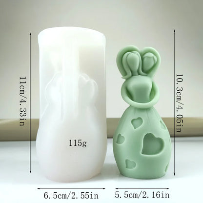 New Mother Hugging Child Candle Silicone Mold 3D Love Mother and Child Portrait Plaster Crafts Resin Soap Mold Mother's Day Gift
