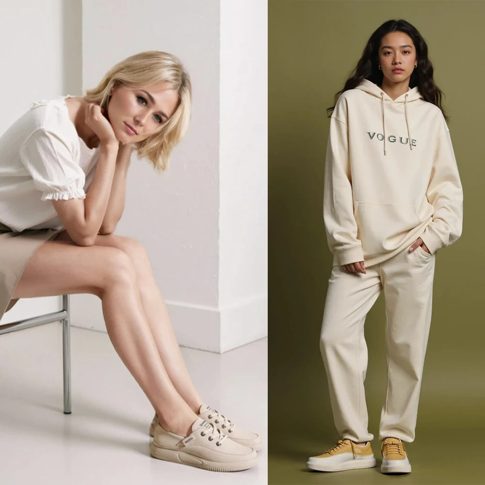 Chaussures plates Koznoy pour femmes, en cuir de vachette véritable, 3,5 cm, style mocassin à plateforme épaisse, style vulcanisé, idéales pour l'automne.