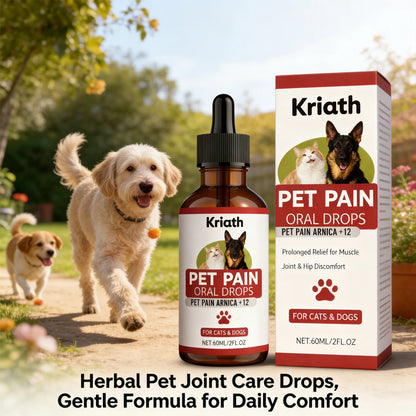 Pet Herbal Care Drops Effectively Nourish Joints Maintain Cartilage Health Enhance Resilience Gentle Ingredients Pet Joint Drops