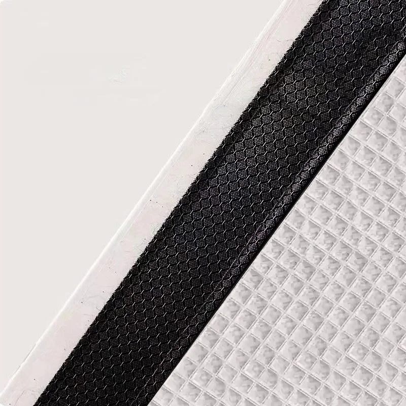 Customizable winter side opening warm cotton door curtain for wind and cold protection, double-layer thick warm blackout curtain