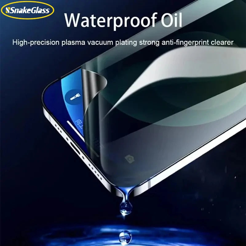 Privacy Soft Hydrogel Films for IPhone 17 Pro Max 17E Air 16 15Pro 14 13 12 11 XS 8 Anti-Spy Screen Protectors Anti-Fingerprint