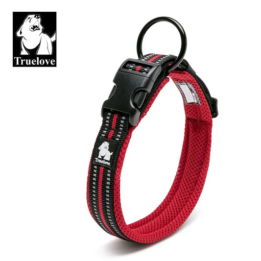 Truelove Pet Dog Collar Nylon Adjustable Webbing Padded Soft Reflective Durable Heavy Duty Training Custom Luxury Cat TLC5011 by PDG ibma