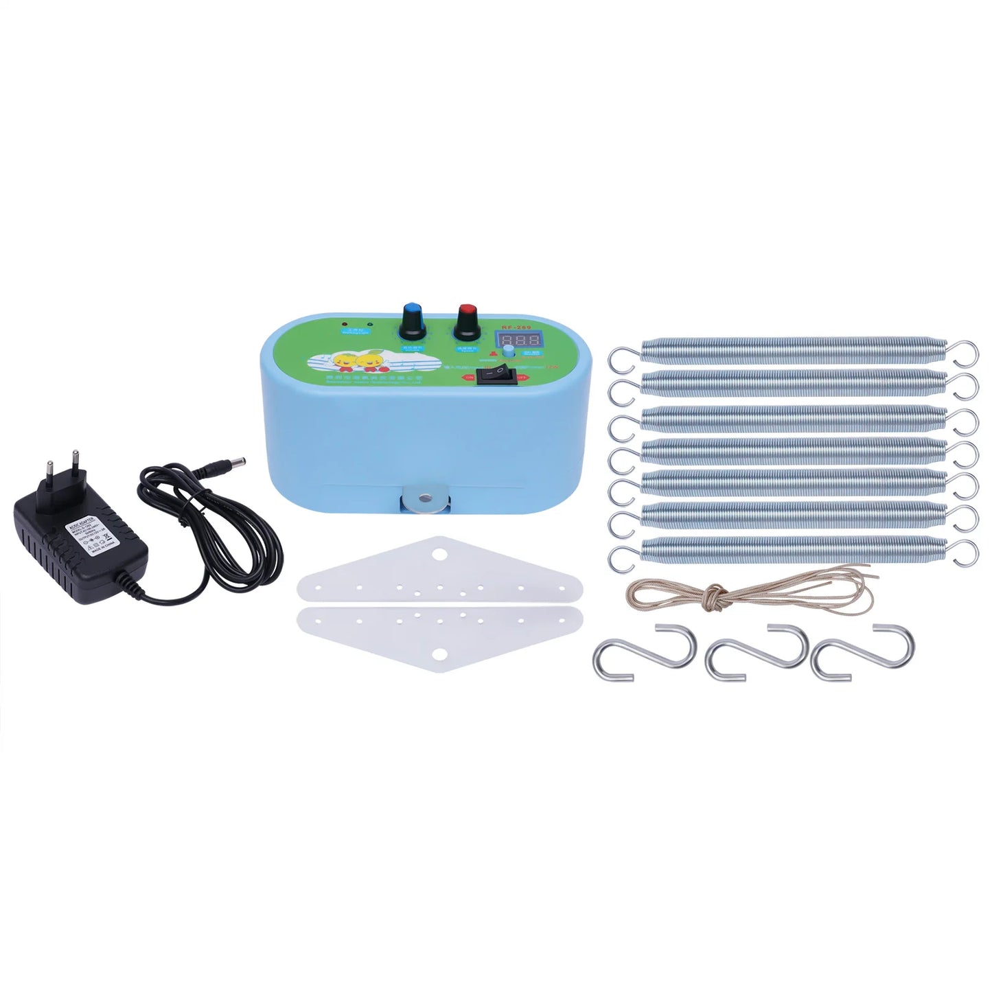 Electric Baby Swing Controller, Hanging Electric Cradle Control w/Adjustable Timer Swing Spring for Baby