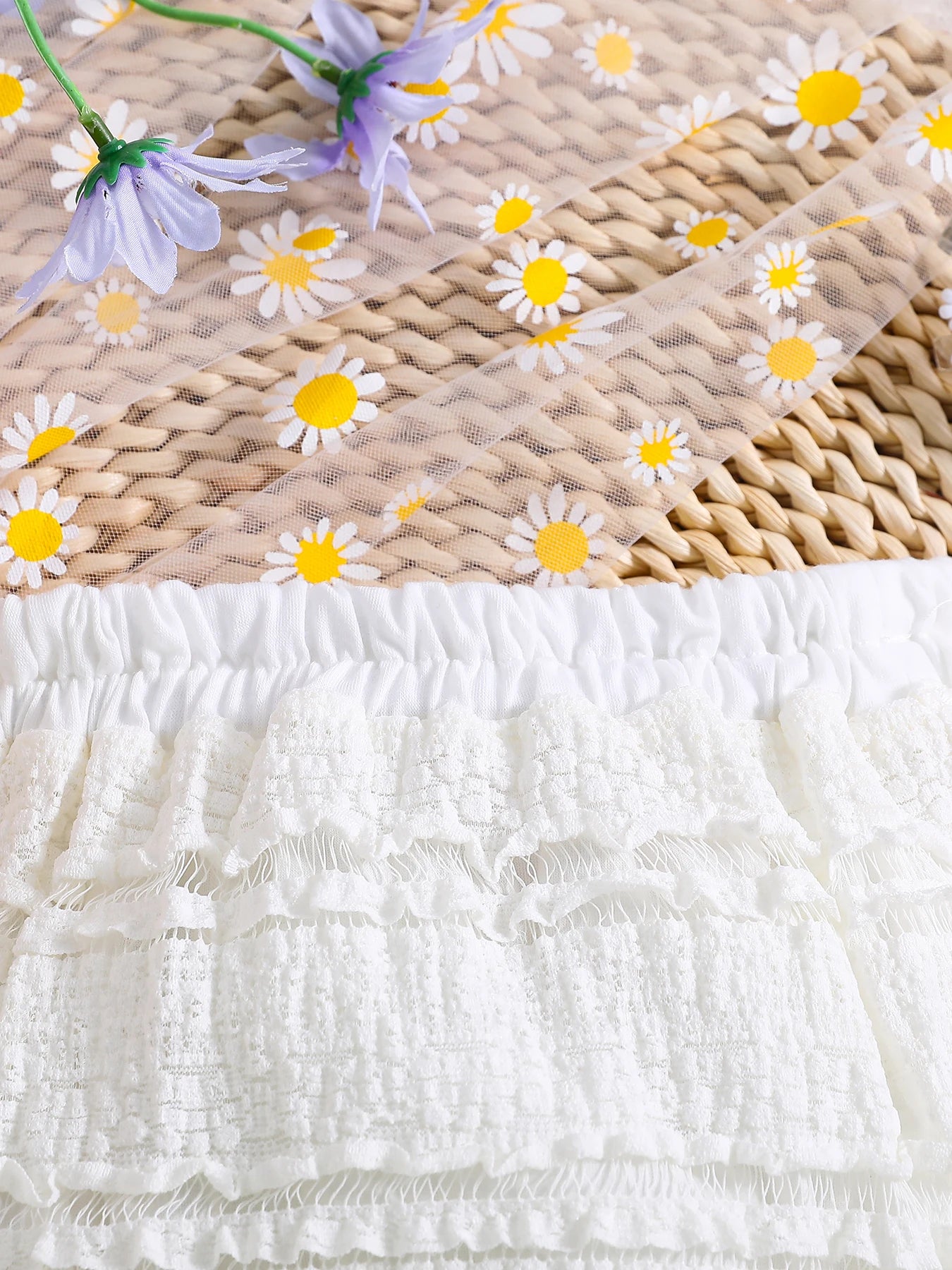 Baby Toddler Spring Summer Lace Butt Cheek Pants Cloud Soft Cute Fitted Diaper Covers All-Season Versatile Infant Clothing