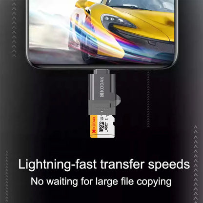 Kodak Type-C Micro SD Card Reader TF Memory Card High-speed Transmission Adapter