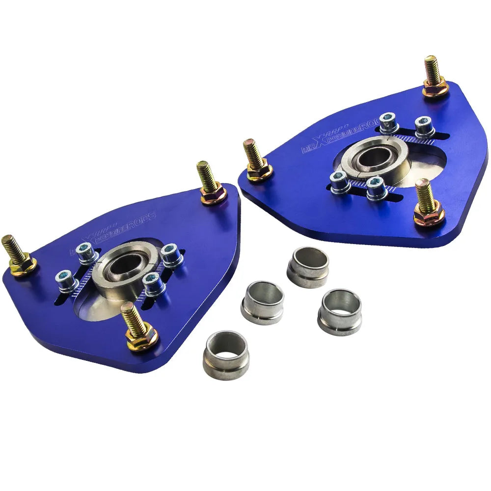 2x Suspension Front Camber Plates Kit For Coilover  for Subaru Impreza GDA GDB 02-06 STi