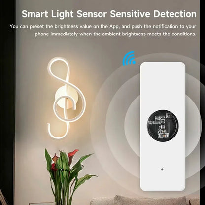 Tuya ZigBee Light Sensor Luminance Sensor Illumination Brightness Detector Home Automation with Smart Life Device Linkage Tuya