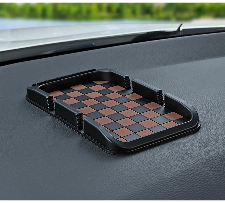 Car Phone Holder, Multifunctional, Dashboard Anti-Slip Mat, Navigation Stand, Parking Number Plate