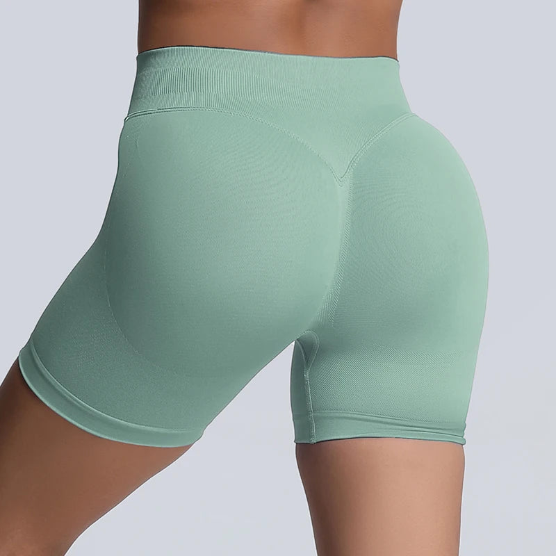 Impact Shorts Women High Waist Hip Lifting Yoga Short Fitness Seamless Elastic Workout Wear Woman Yoga Shorts Gym Female