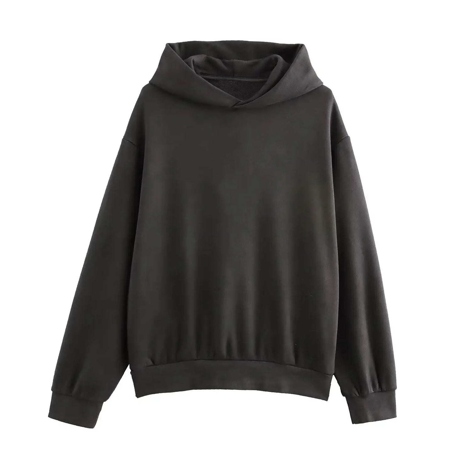 2024 Autumn/Winter new TRAF women's multi-color selection classic simple all-in-one hooded loose long-sleeved hoodie sweatpants
