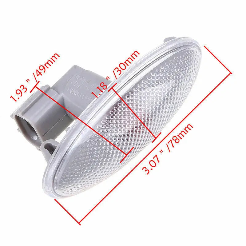 2Pcs Side Marker Indicator Lamp Turn Signal Light Fender Lights 81730-0D032 for Toyota Yaris 12.2005-03.2011 RAV4 Auris Corolla