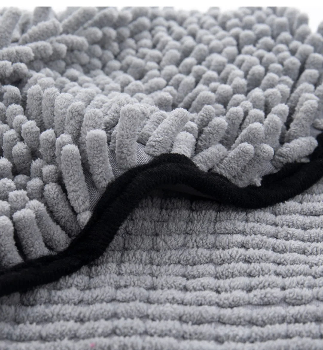 1Pcs Super Absorbent Pet Bath Towel Quick-drying Cat Towels Convenient Soft Bath Robe Dry Pet Cleaning Washcloth Dog Accessories