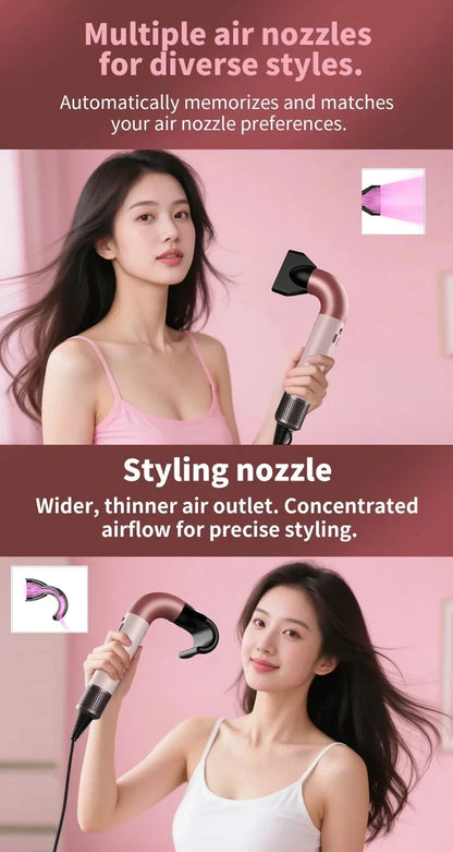 Fast Drying 200M Anion Blow Dryer Leafless Design Professional Negative Ion Care Powerful Hair Dryer For Home Use HD18