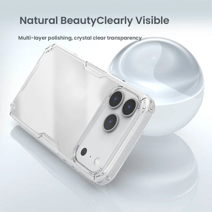 Nillkin for iPhone 17 Pro Max 16 Pro Max 15 Pro  14 13 iPhone series TPU+PC Silicone Soft Transparent Phone Back Cover