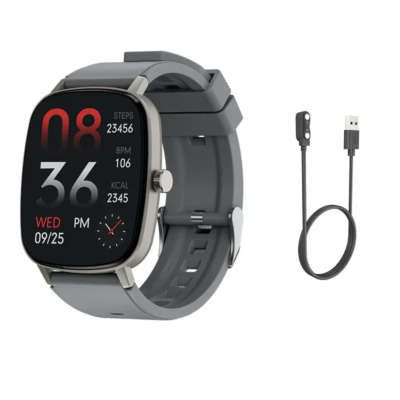 2.01 Inch Aiweile AW63 Smart Watch Men Clock Smartwatch Bluetooth Call Fitness Wristwatch for Android IOS Lightweight PK LT10