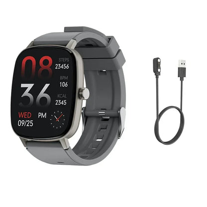 2.01 Inch Aiweile AW63 Smart Watch Men Clock Smartwatch Bluetooth Call Fitness Wristwatch for Android IOS Lightweight PK LT10