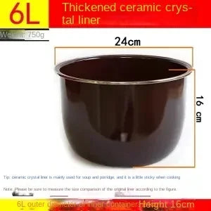 Electric pressure cooker liner multicooker bowl 4L 5L 6L liter non-stick pan double spray thickening