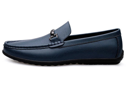 Men Loafers Slip on White Leather Shoes Casual Fashion Luxury Shoes Designer Italian Brand Loafer Moccasins Four Seasons