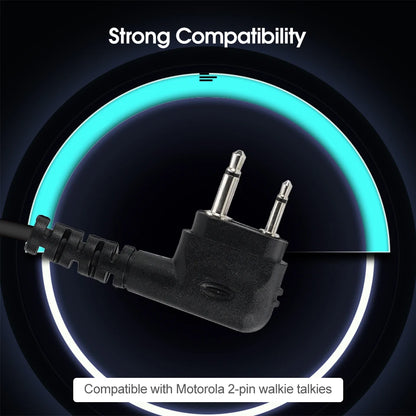 Retevis KM Headset with Noise Reduction Rotatable Boom Microphone for Baofeng UV-5R Quansheng UV K5 UV K6 UV K58 Walkie Talkie