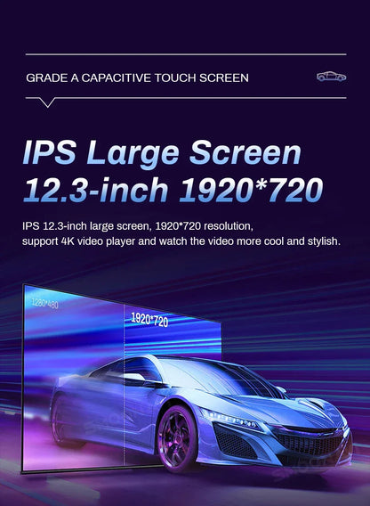 Wireless Carplay Android 12 12.3 Inch IPS 1920*720P Car Multimedia Player For BMW X1 F48 2016 2017 NBT System 4G Wifi Navigation