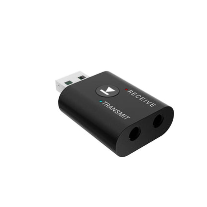 GRWIBEOU 2 IN1 USB wireless Bluetooth adapter 5.0 suitable for computer TV laptop computer speakers earphones Bluetooth adapter