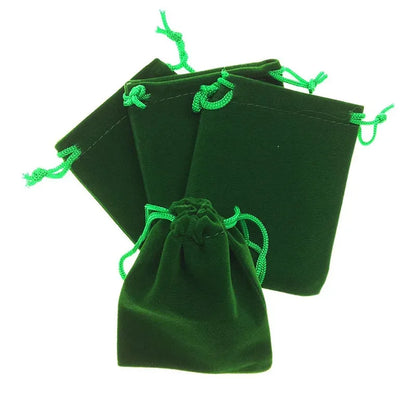 25 Pieces/Batch 15x20 10x15 13x18 9x12 7x9 5x7cm Velvet Drawstring Bag With Jewelry Bag Christmas Wedding Gift Red Velvet Bag