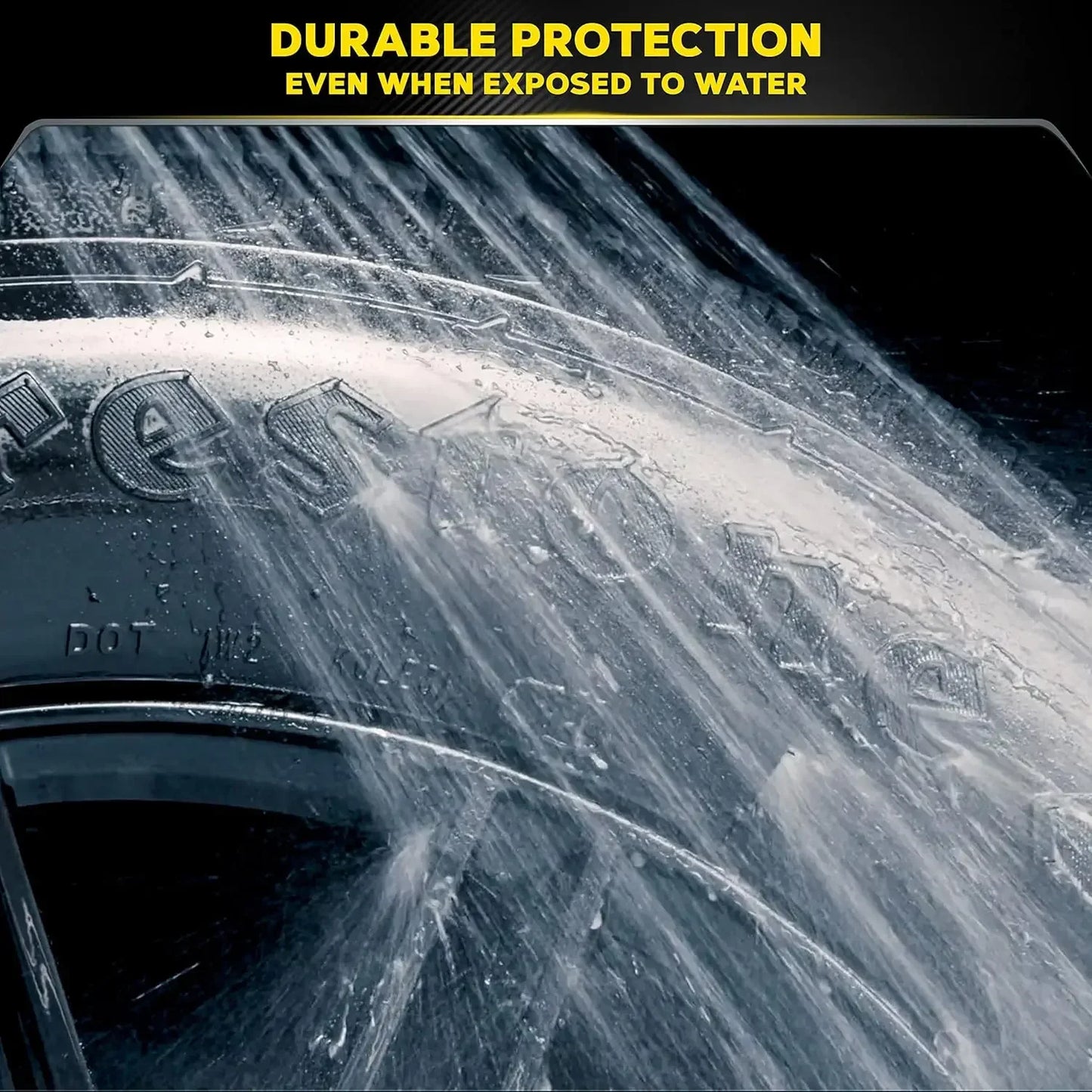 Hydroshine Ceramic Tire Coating Shine Spray Tyre Gloss Plastic Rubber Wheel Restorer  Long Lasting Hydrophobic Cleaner Seal Wax