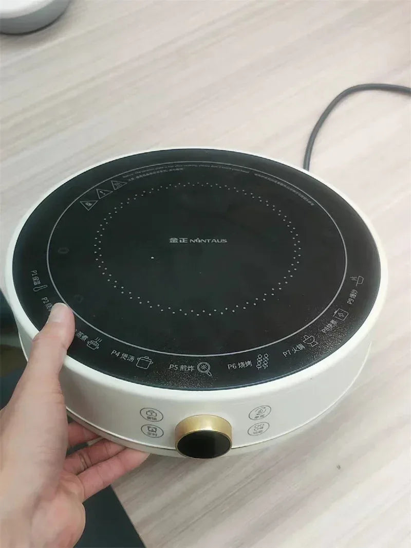 New Electric Ceramic Stove Home Mini Tea Cooker 2000W High Power Induction Cooktop Round Induction Cooker Kitchen Appliances 인덕션