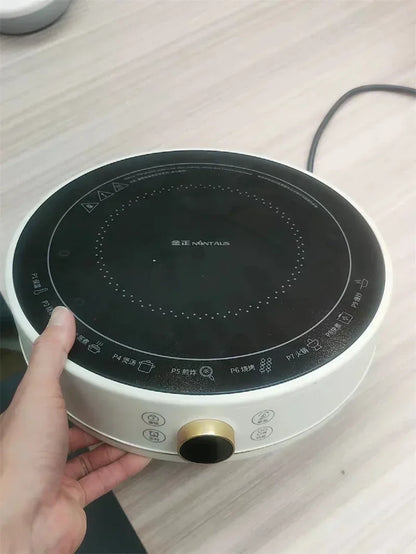 New Electric Ceramic Stove Home Mini Tea Cooker 2000W High Power Induction Cooktop Round Induction Cooker Kitchen Appliances 인덕션
