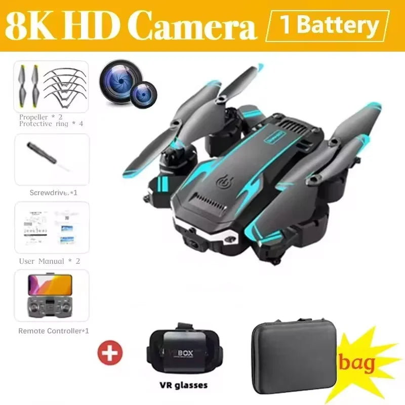 2026 New G6 GPS Drone 8K Professional HD Camera Optical Flow 5G WIFI Omnidirectional Obstacle Avoidance Quadcopter Kids Gift Toy