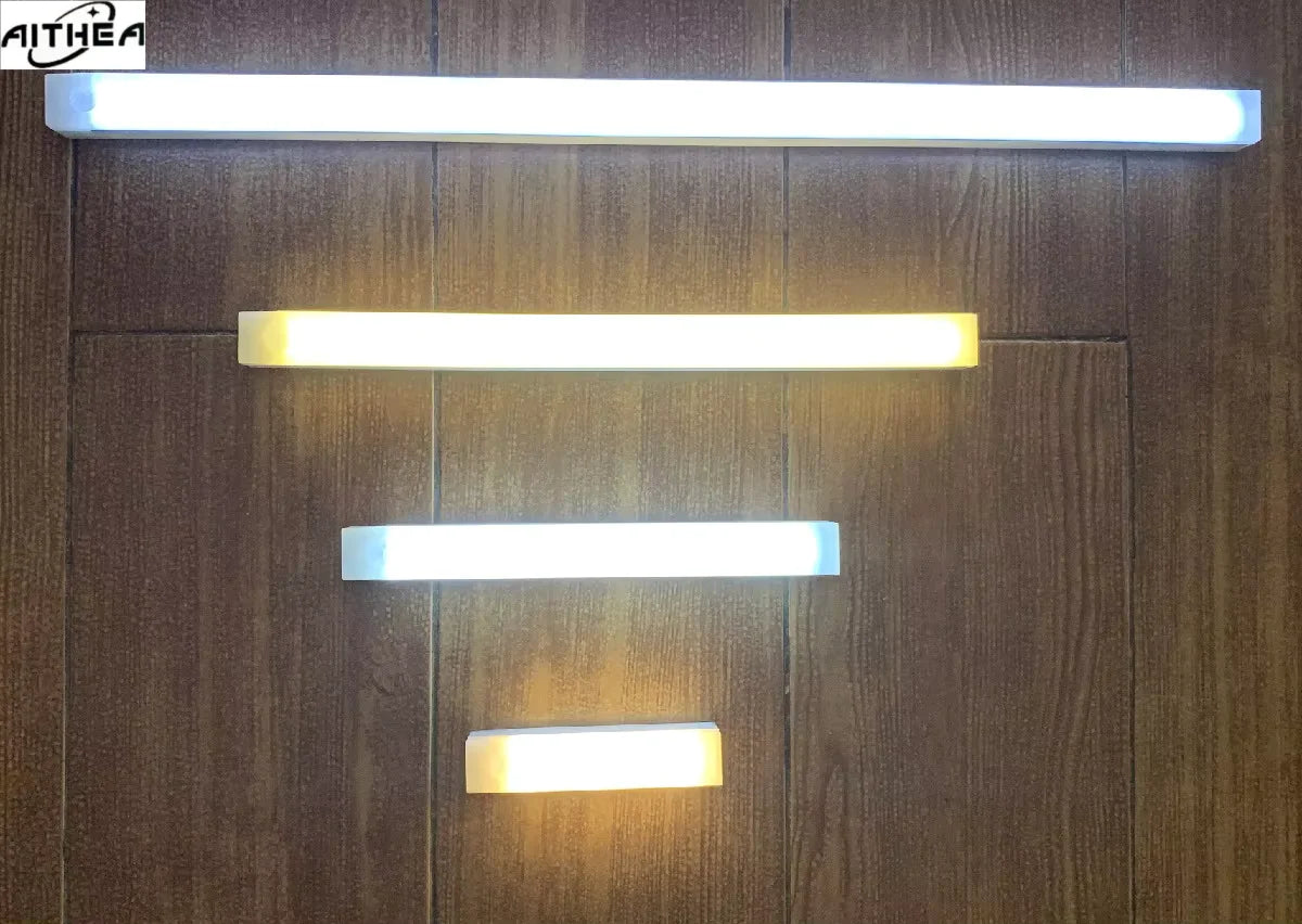 AITHEA USB Rechargeable PIR Motion Sensor LED Bar Lights Dimmable Detector Night Light Portable Induction Cabinet Lamp for Room