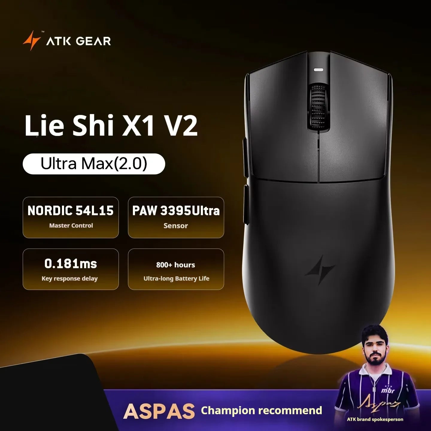The New Vxe Mad R/R Major Gaming E-Sports Mouse Paw3395/3950 Dual-Mode Nonporous Lightweight Ergonomic Standard 8k