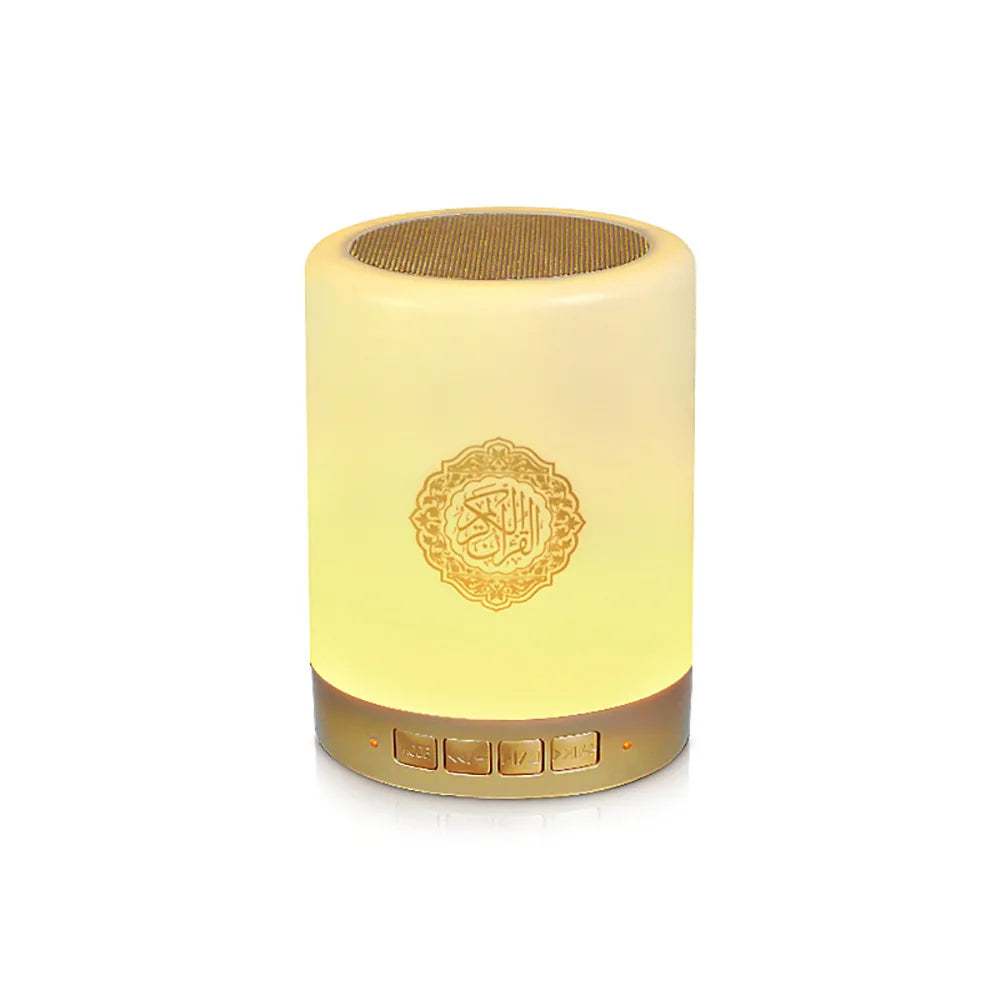 Muslim Arabic Koran Azan Clock Islam Night Light Wireless Bluetooth Speaker Quran Portable Bright Lamp Arab Islamic Holy Ramadan