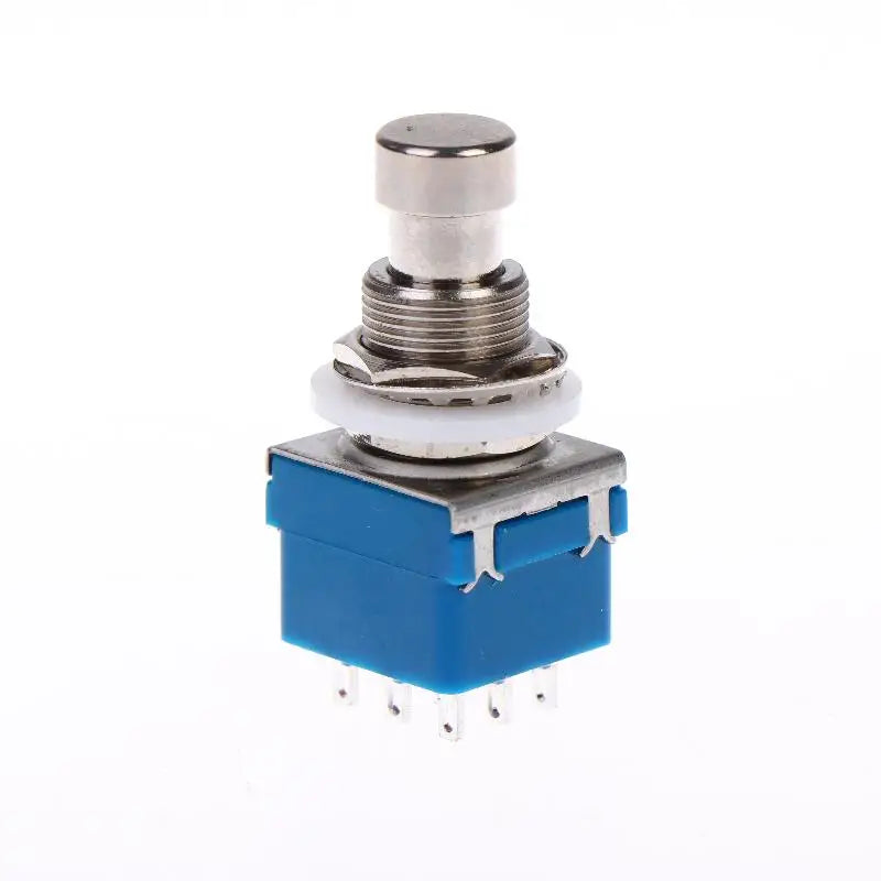 Stomp Foot Box Guitar Effects Pedal Switch, 1/3Pcs 9 Pin 3PDT Latching Switch Direct Conversion Button, True Bypass