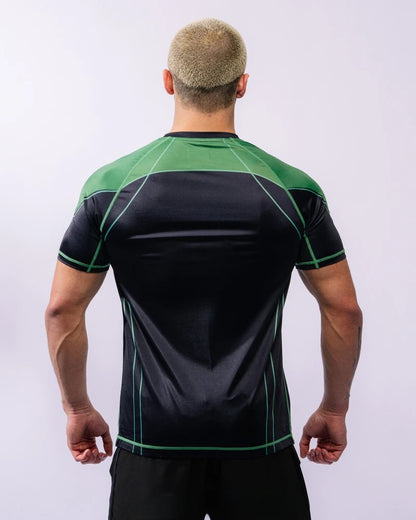 Summer New DC Comics Special Edition Green Lantern Printed Quick-Dry Sports Training Wear Men's Loose Breathable Sports T-shirt