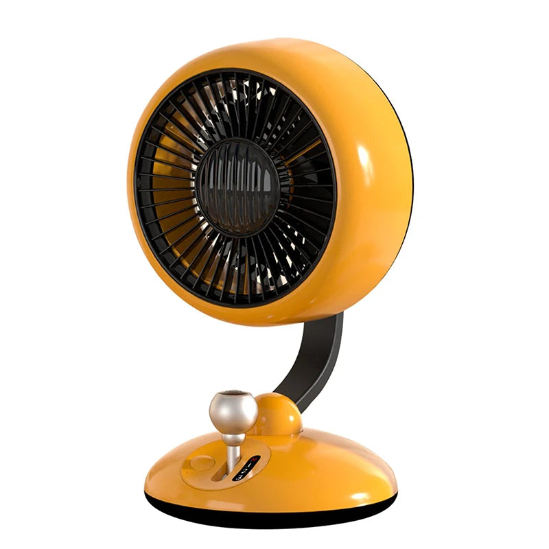 Desktop Fan Kart Creative Digital Display Shaking Head High-speed Circulation Fan Mute Long Endurance Electric Fan