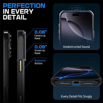 SUPCASE For iPhone 16 Pro Max Case with Camera Control Capture Button UB Mag Stand Series Slim Clear Magnetic Phone Case