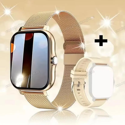 New Smart Watch Android IOS Phone 1.44 Inch Color Screen Bluetooth Call Blood Oxygen/Pressure Monitoring Smart Watch Women Men