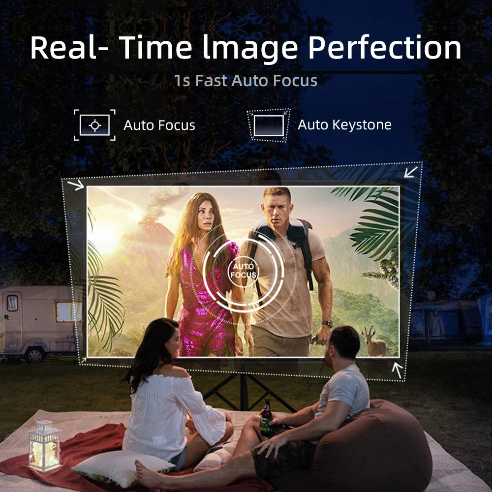 projector Portable 4K UHD HDR10 Home cinema Movie Google TV certified Gaming Outdoor MEMC Dust proof