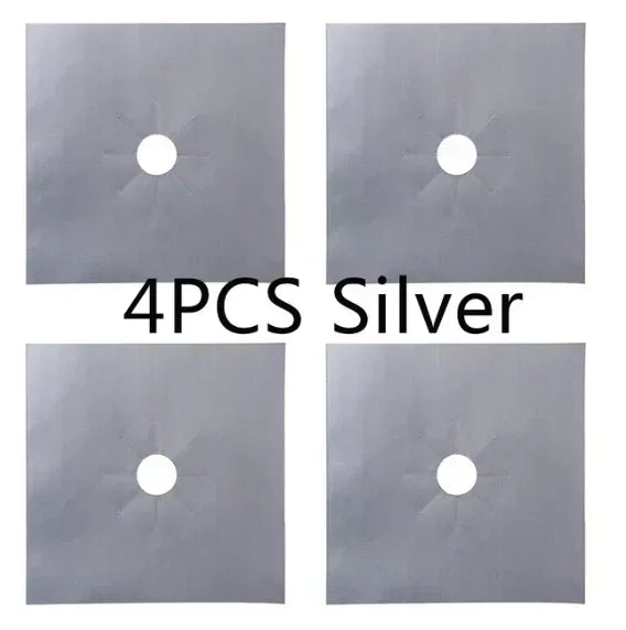 1/4PCS Gas Stove Protector Stovetop Burner Covers Kitchen Accessories Washable Mat Cooker Cover  cooking  stove cover