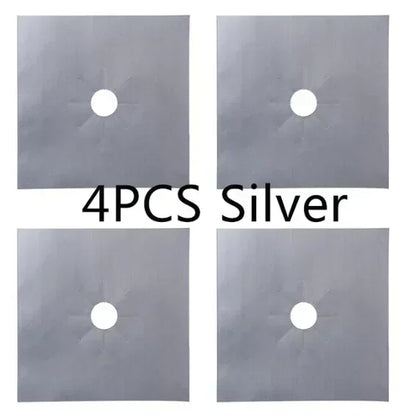 1/4PCS Gas Stove Protector Stovetop Burner Covers Kitchen Accessories Washable Mat Cooker Cover  cooking  stove cover