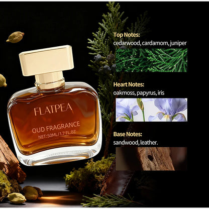 Arabic Sandalwood Perfume Classic Agarwood & Irresistible Musk Fragrance Long-lasting Elegant Charming Woody Eau De Parfum