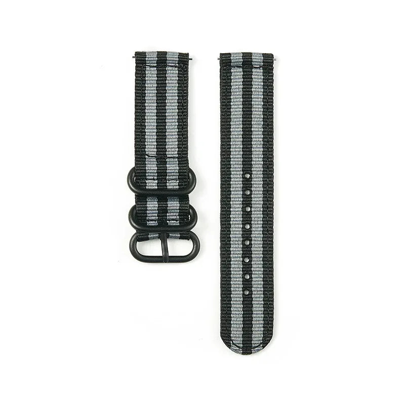 Nylon Watch Band Waterproof Ballistic Nylon One- Military Watch Straps for Men & Women Choice of Color & Width 18mm, 20mm, 22mm